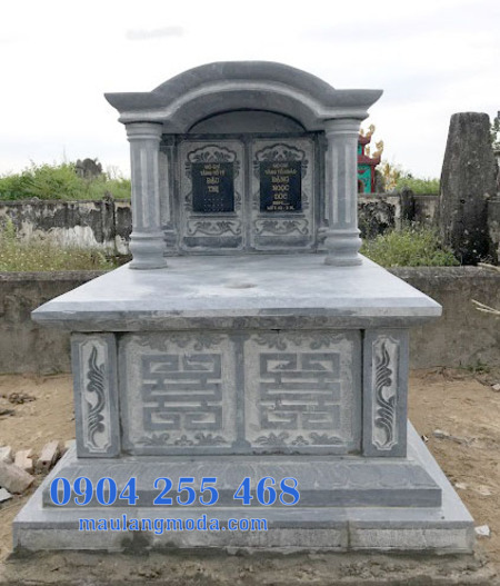 Mộ đôi bằng đá tại Phú Yên - mộ đôi lắp đặt tại Phú Yên đẹp 2