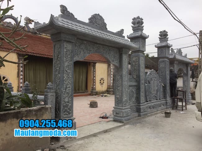 cổng tam quan đá đẹp tại Quy Nhơn