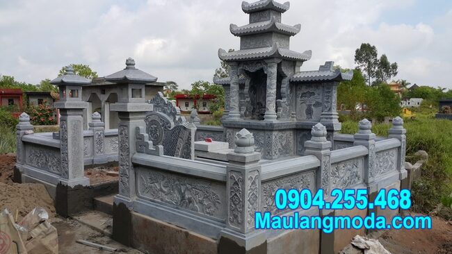 hàng rào đá nhà mồ tại Kiên Giang mẫu đẹp