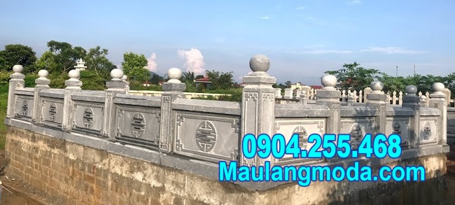 lan can đá khu nhà mồ bán tại Bình Định