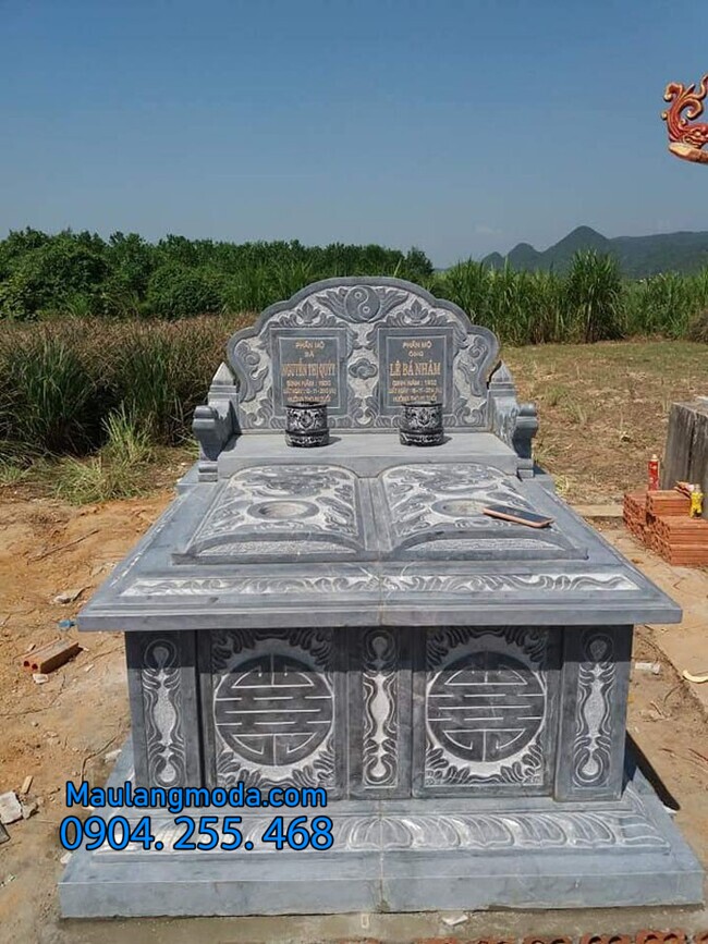mẫu mộ đá đôi tại Ninh Thuận đẹp nhất