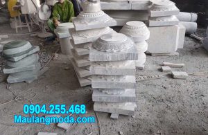 chân tảng đá kê cột nhà tại Cà Mau